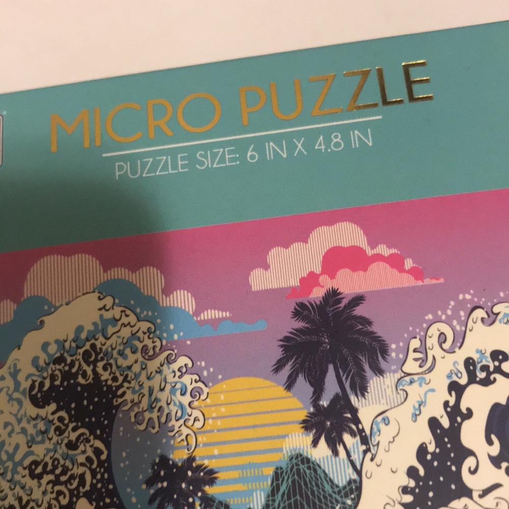 ❤️ Micro Puzzle Digital Wave - Teal Box - Picture 2 of 2